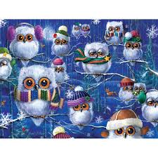 Buy online, pick up in store. Puzzle Janet Stever Night Owls With Hats Sunsout 63419 500 Pieces Jigsaw Puzzles Birds Jigsaw Puzzle