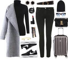 9 Fashionable Plane Outfits For The Winter Winter Travel Outfit Plane Outfits Casual Winter Outfits
