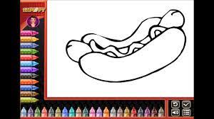 Hulk coloring pages (60) hulk free online games (1) the incredible hulk is a fictional character that appears in marvel comic books and one of the original avengers. Hot Dog Coloring Pages For Kids Hot Dog Coloring Pages Youtube