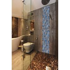 Vat this stunning tile is a refreshing way to instantly uplift any bathroom wall or floor. Blue Glass Tile Kitchen Backsplash Subway Marble Bathroom Wall Shower Bathtub Fireplace New Design Mosaic Tiles Sgc008 Bravotti Com