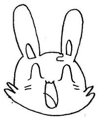 Easy bunny face drawing at getdrawings. Bunny Drawing How To Draw A Bunny Easy Drawing