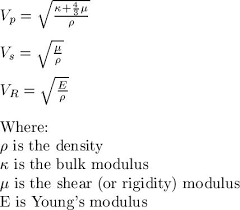 Re What Controls Seismic Wave Velocity