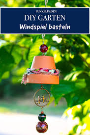 Weitere ideen zu garten, gartengestaltung ideen, gartengestaltung. Windspiele Aus Mini Topfen Und Schmuckresten Basteln Funkelfaden