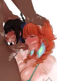Rule 34 - 2boys 2girls Black Hair Blowjob Breasts Dark-skinned Male Dark  Skin Female Hi Res Hololive Hololive English Hololive English -advent- Huge  Breasts Large Breasts Light-skinned Female Light Skin Male Naughty