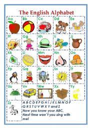 The first set comes with a simple picture with only the uppercase letters. The English Alphabet Esl Worksheet By English1