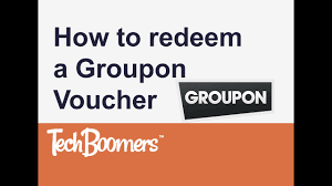How To Redeem A Groupon Voucher Youtube