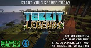 We provide modded minecraft server hosting services. Tekkit Legends Server Hosting Rental Stickypiston