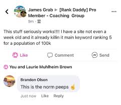 RankDaddy Members Testimonials | RankDaddy Reviews - Success