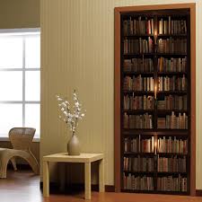 Specialist in secret bookcase doors and hidden panels based in the uk, real bookcases that open as well as faux leather books, 40 years experiance in bespoke furniture design Buy 3d Door Wall Bookcase Bookshelf Sticker Waterproof Pvc Self Adhesive Decal Room Decor Removable At Affordable Prices Free Shipping Real Reviews With Photos Joom