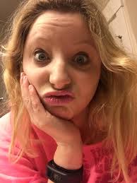 My daughters Cindy Lou Hoo hair for pajama day at daycare. Can't believe it  stayed all day! ❤️