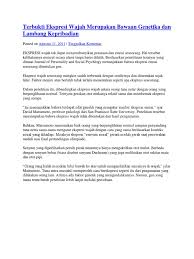 We did not find results for: Terbukti Ekspresi Wajah Merupakan Bawaan Genetika Dan Lambang