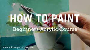 Beginners Acrylic Painting Course Youtube This acrylic painting tutorial on youtube is a preview from a recent learn to paint club painting project.