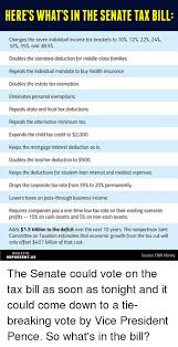 Heres Whats In The Senate Tax Bill Changes The Seven