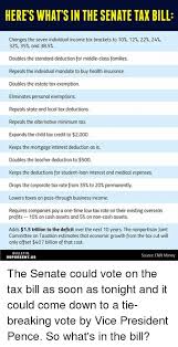 Heres Whats In The Senate Tax Bill Changes The Seven