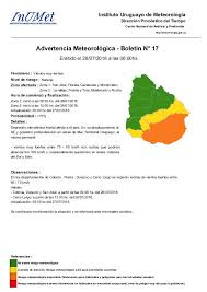 Inumet A Twitter Advertencia Meteorologica Boletin N 17 Fenomeno Vientos Muy Fuertes Https T Co Whmhs1lkzg