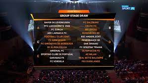 Awans do fazy pucharowej wywalczą dwie najlepsze drużyny z każdej grupy i cztery najlepsze z trzecich miejsc. Liga Europy Wyniki Losowania Fazy Grupowej 2018 2019 Polsat Sport