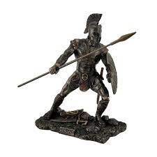 Many heroes died and homer describes the battles and deaths of the heroes in the most graphic and thrilling way. Achilles Trojan War Greek Hero Statue W Shield And Spear Walmart Canada