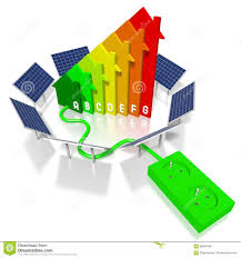 Solar Panels Concept Stock Illustration Illustration Of