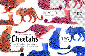 Jungle safari logo, jungle safari rainforest, safari, child, text png. Vector Cheetahs In Illustrations On Yellow Images Creative Store
