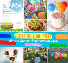 Balloon bubbles are a fun decoration and activity for a childs water themed party. Water Balloon Party Theme