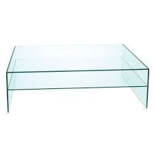 Various brands, such as hometown, nilkamal. Demure Rectangular Glass Coffee Table Shelf Modern Glass Fads