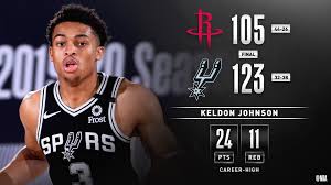 Find the perfect keldon johnson stock photos and editorial news pictures from getty images. Nba Twitterissa Keldon Johnson Career High 24 Pts 11 Reb Helps The Spurs Gain Ground Out West They Are Currently In 10th Percentage Points Behind Por For 9th Wholenewgame Demar Derozan 23