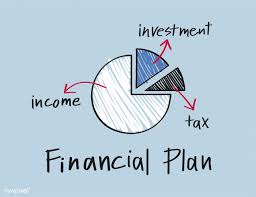 Financial Plan Pie Chart Illustration Free Image By