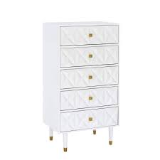 Twin bed with dresser underneath. 5 Drawer Geo Textured Chest Linon Target