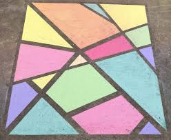 Sidewalk Chalk Art Masking Tape Art Chalk Art Sidewalk Chalk Art