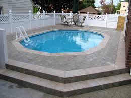 In some photos of the pools in the brochure (or web site), the no diving and other warning signage may not be visible, such warning signage must be installed as indicated in the instructions provided. Semi Inground Pool Houzz