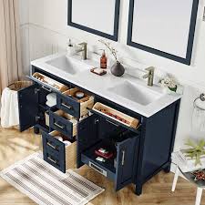 Ove Decors Lakeview 60 Vanity In 2020 Double Vanity Bathroom Blue Bathroom Vanity Custom Bathroom Vanity