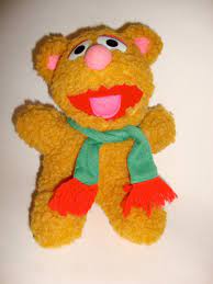 Vintage 1987 Baby Fozzie Bear Plush Toy Stuffed Animal Retro 1980s Henson Muppets Fozzy Christmas Mcdonalds Bear Plush Toy Bear Plush Fozzie Bear