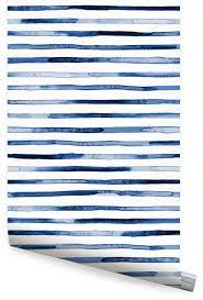 The best selection of royalty free blue stripe watercolor vector art, graphics and stock illustrations. Watercolor Stripes Wallpaper Peel And Stick Contemporary Wallpaper By Simple Shapes Houzz