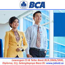 Cara atasi internet banking bca terblokir melalui customer service ialah datangi kantor cabang bank terdekat, bawa syarat ktp, buku tabungan, kartu atm, dan token keybca. Lowongan Lowongan Customer Service Cs Teller Bank Bca Sma Smk D1 D3 S1 Bakti Bca Selengkapnya Baca Di Www Jobsid Co 5895 Untuk Persyaratan Lokasi Dan Cara Melamar Silahkan Langsung Buka Link Di Atas Silahkan Klik Like