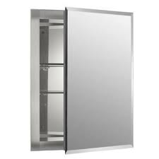 Weslaco Beaded Recessed Framed 1 Door Medicine Cabinet With 3 Adjustable Shelves In 2020 Recessed Medicine Cabinet Medicine Cabinet Mirror Wall Mounted Medicine Cabinet