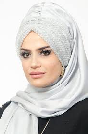 Aise Tesettur Gumus Abiye Sal Modelleri Fashion Beauty Hijab