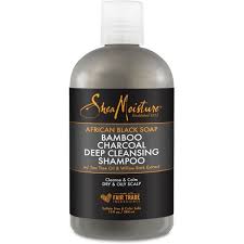 Sheamoisture African Black Soap Bamboo Charcoal Deep Cleansing Shampoo 13 Fl Oz Target