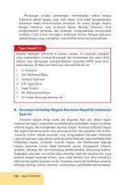 Ancaman militerancaman militer merupakan ancaman yang menggunakan kekuatan bersenjata terorganisasi dan dinilai memiliki kemampuan yang berbahaya terhadap kedaulatan negara, keutuhan wilayah negara, dan keselamatan segenap bangsa. Kelas 09 Smp Pendidikan Pancasila Dan Kewarganegaraan Siswa By P E Thea Issuu
