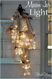 Diy Mason Jar Light All Things Heart And Home Diy Mason Jar Lights Mason Jar Diy Jar Lights
