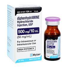 Diphenhydramine HCl 50 mg / mL Injection 10 mL - McKesson