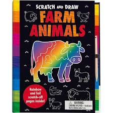 Here's something a little different! Scratch And Draw Farm Animals By Arthur Over Hardcover Target