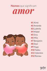 pin em significados de nomes para bebes