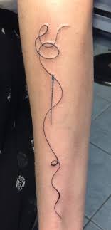 Sewing needle tattoo on the arm. Tattoo Portfolio For Eldrick Murphy Sin On Skin Tattoo Studio