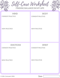 Check spelling or type a new query. Self Care Assessment To Find Balance In Your Life Self Care Worksheets Life Coaching Worksheets Therapy Worksheets