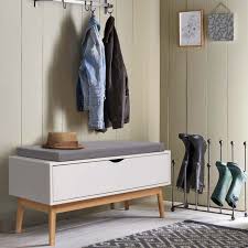 90 x 40 x 40 cm (l x l x h)♥avec deux poignées latérales♥verrouillable (cadenas non inclus)♥. Banc Coffre De Rangement Style Scandinave Bois Blanc Id Market