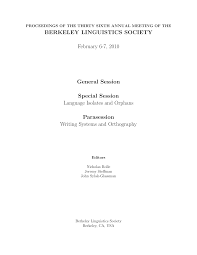 Http Linguistics Berkeley Edu Bls Previous Proceedings Bls36 Pdf