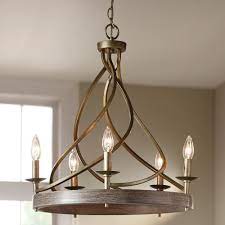 Shop for kitchen lighting, bathroom lighting, dining room lighting, bedroom lighting and more from a wide selection of styles at great prices. Home Decorators Collection 21 5 In 5 Light Gilded Pewter Chandelier 7928hdc The Home Depot Rustic Light Fixtures Dining Room Light Fixtures Farmhouse Light Fixtures