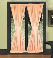 Shop for sheer curtains peach online at target. Discount Window Curtains Solid Peach Colored French Door Curtains