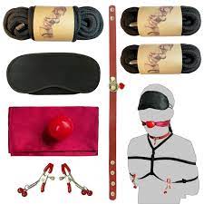 Amazon.com: BDSM noisoff Bondage Rope Sex Bondage Kit, 3 Pack Soft  Cotton-Rope with Ball Gag, SM Slave Fetish Tie-Ups Restraint Kit Kinky  Suspension Rope Adult Sex Toy for Women couples's Game,BDSM Rope,Ball