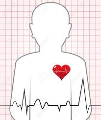 Abstract Human Heart Beat Chart
